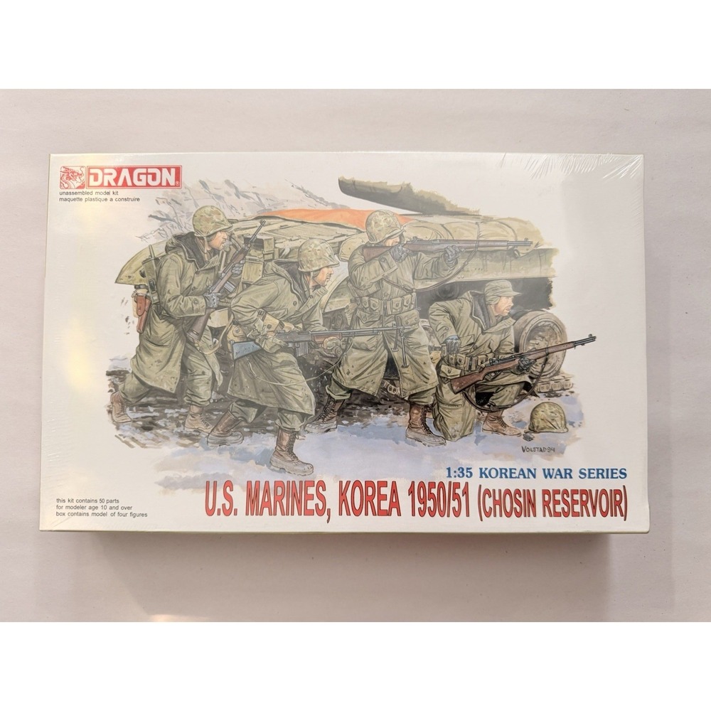 Dragon 6802 1/35 U.S. Marines Korea 1950/51 Chosin Reservoir Figure Model Kit